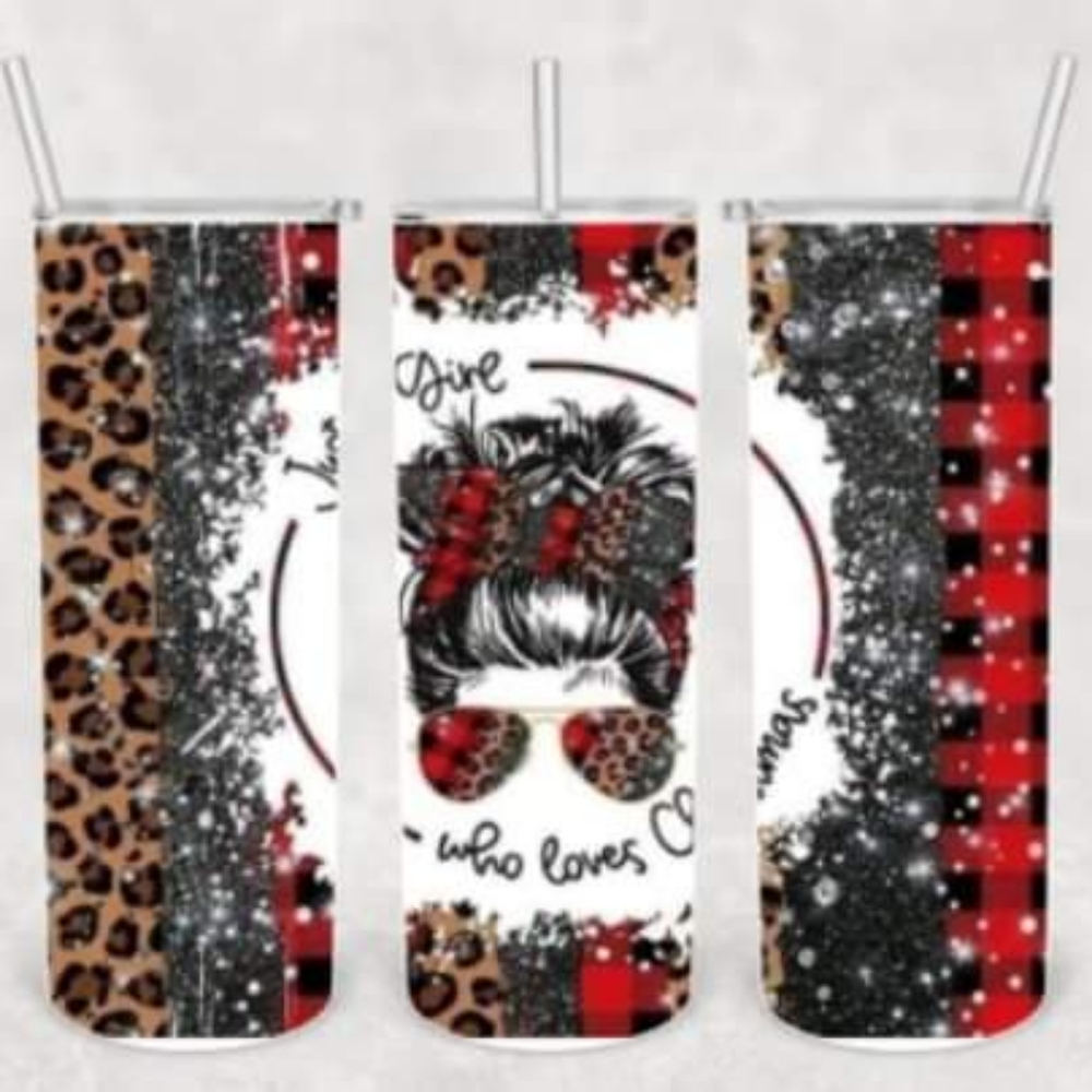 A Girl Who Loves Christmas 20oz Tumbler